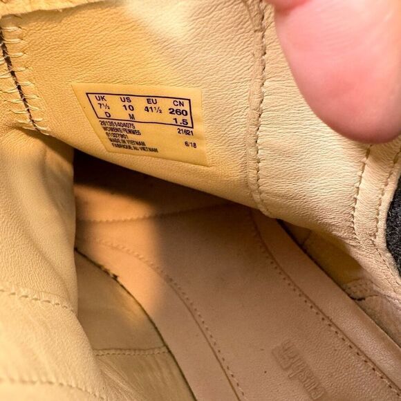 Clarks Boots Womens 10 Dark Gray Combi Solid Slip-On Round Toe Trace Fall Ankle - Picture 8 of 10